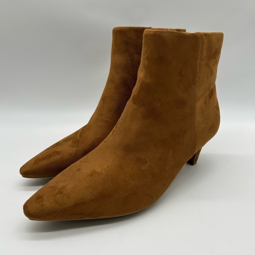 Universal Thread AE986 Taylor Suede Pointed-Toe Ankle Boots Size 10 Vegan NIB - Picture 5 of 11